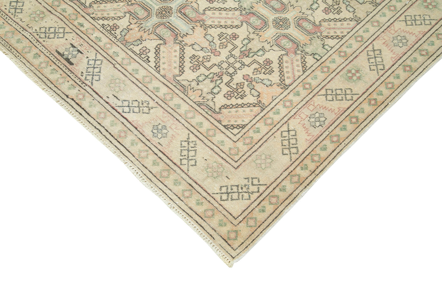 6x9 Beige Vintage Rug - 37936