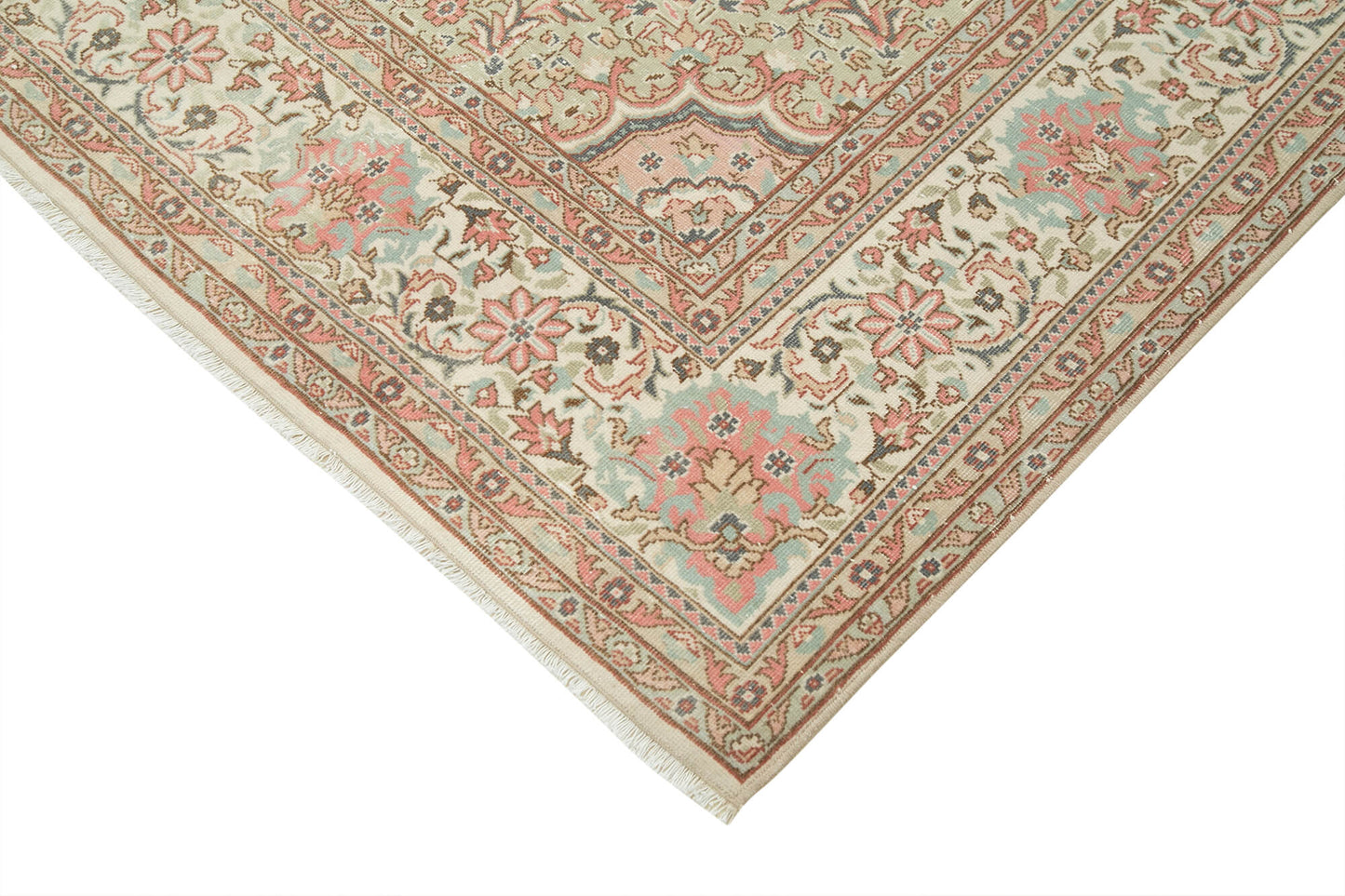 7x10 Beige Vintage Rug - 37937