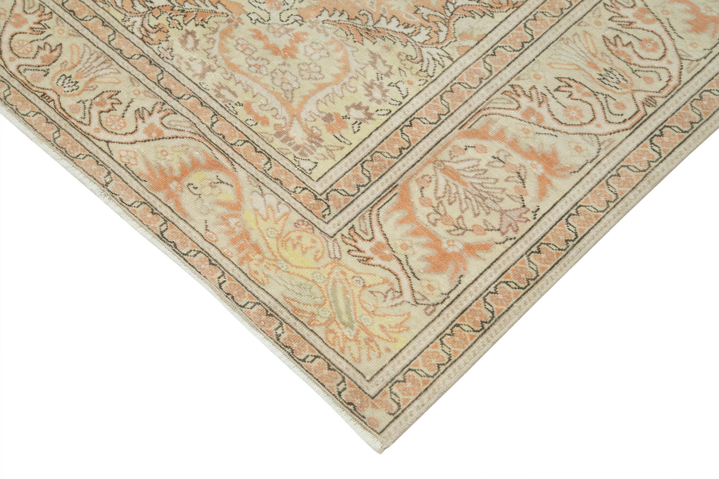 6x10 Beige Vintage Rug - 37938