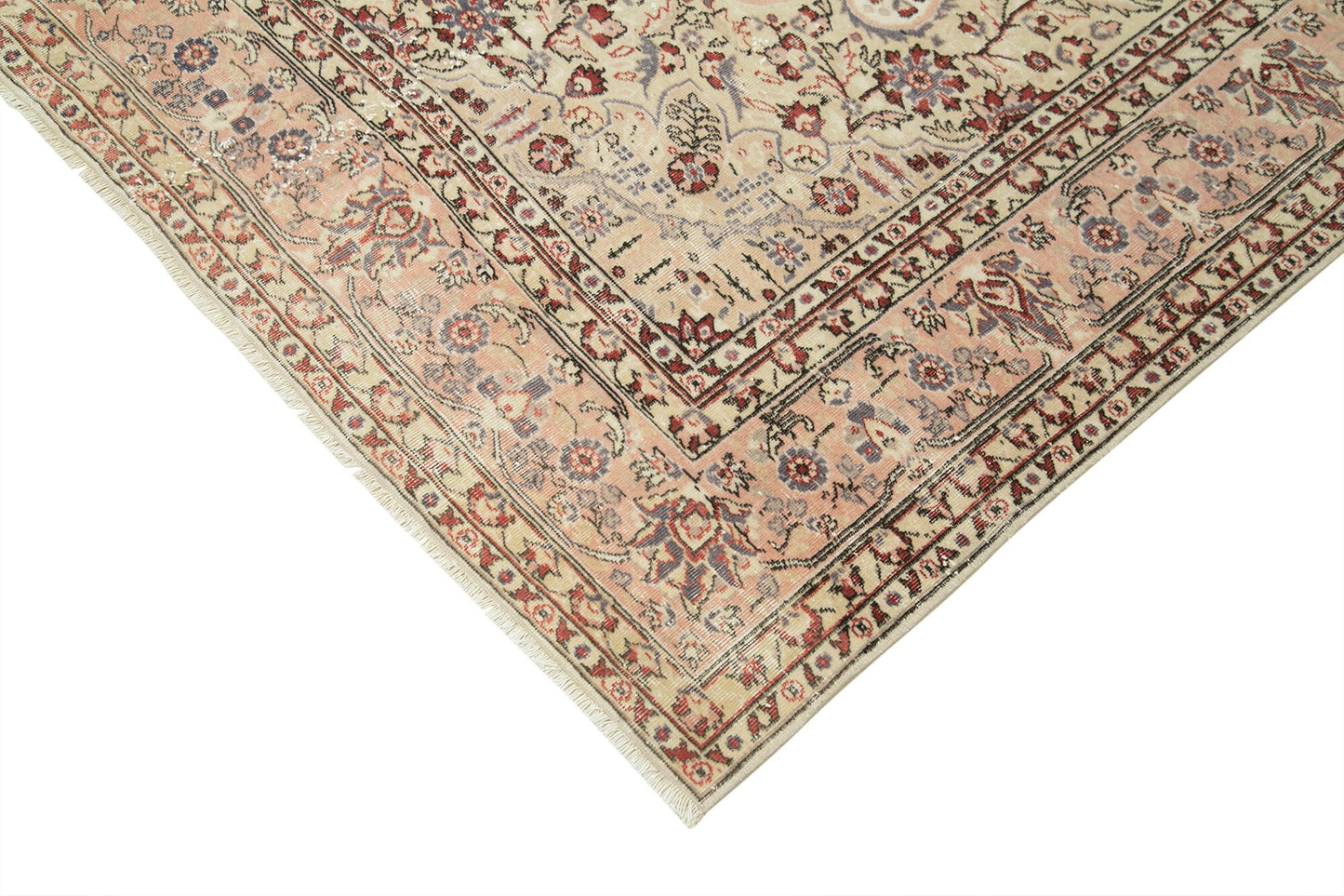 7x9 Beige Vintage Rug - 37940