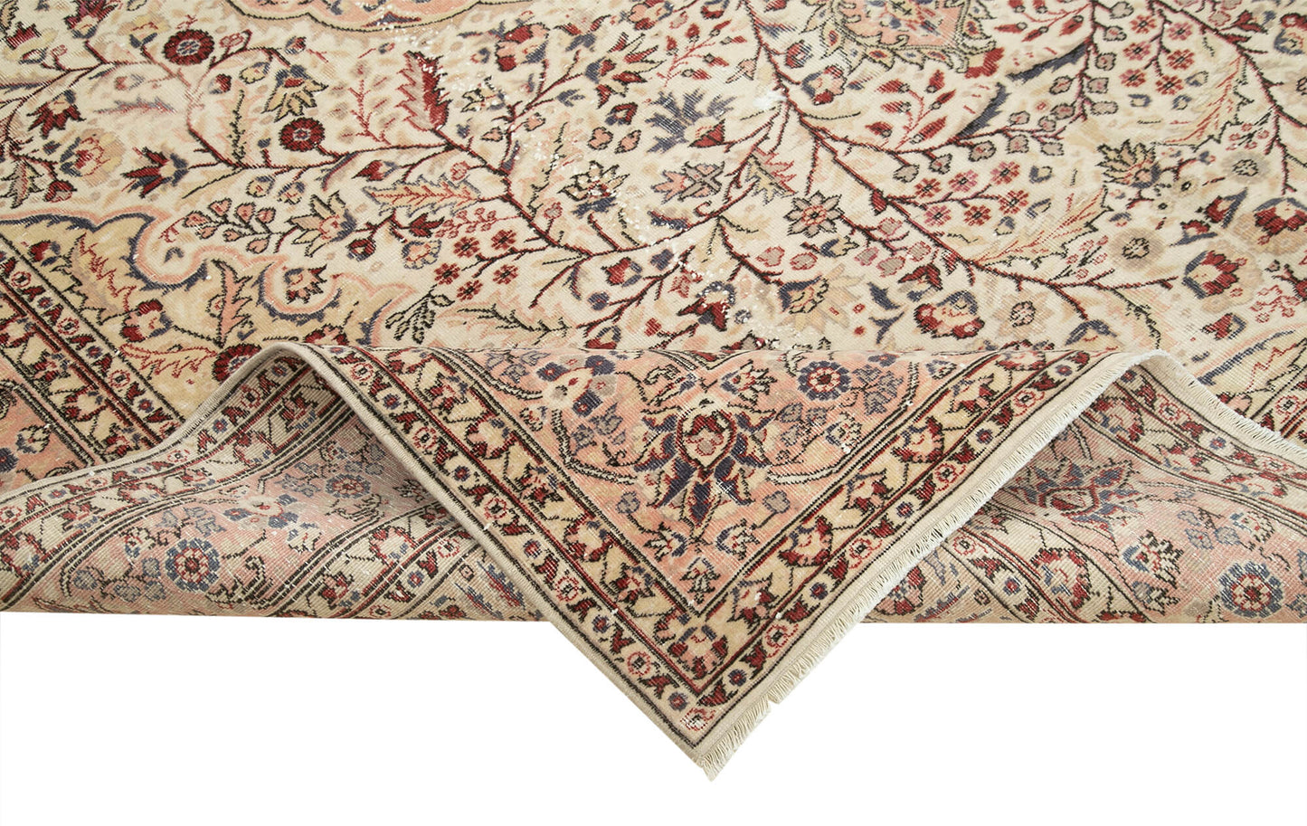 7x9 Beige Vintage Rug - 37940