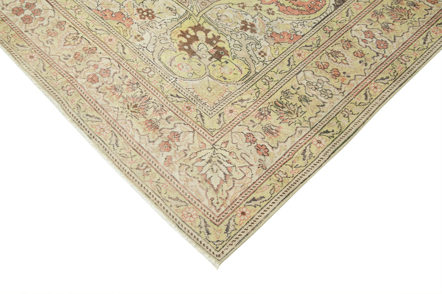 6x10 Beige Vintage Rug - 37941