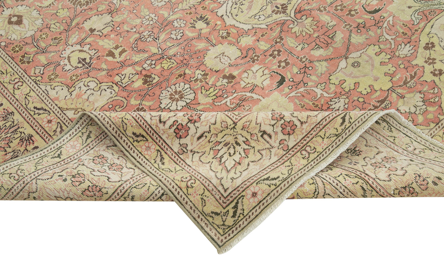 6x10 Beige Vintage Rug - 37941