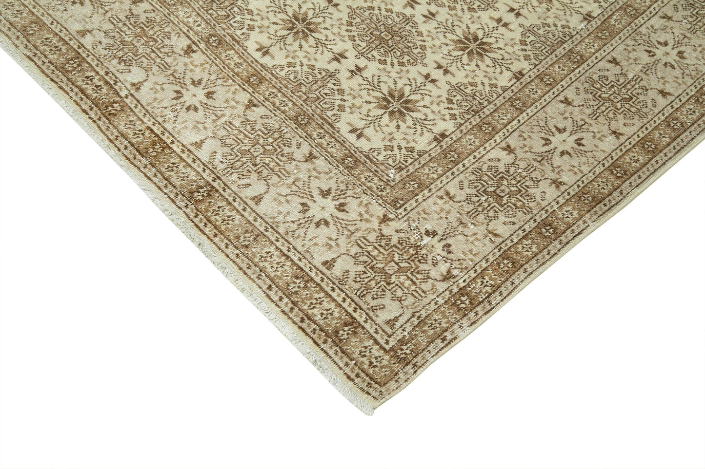 6x10 Beige Vintage Rug - 37943