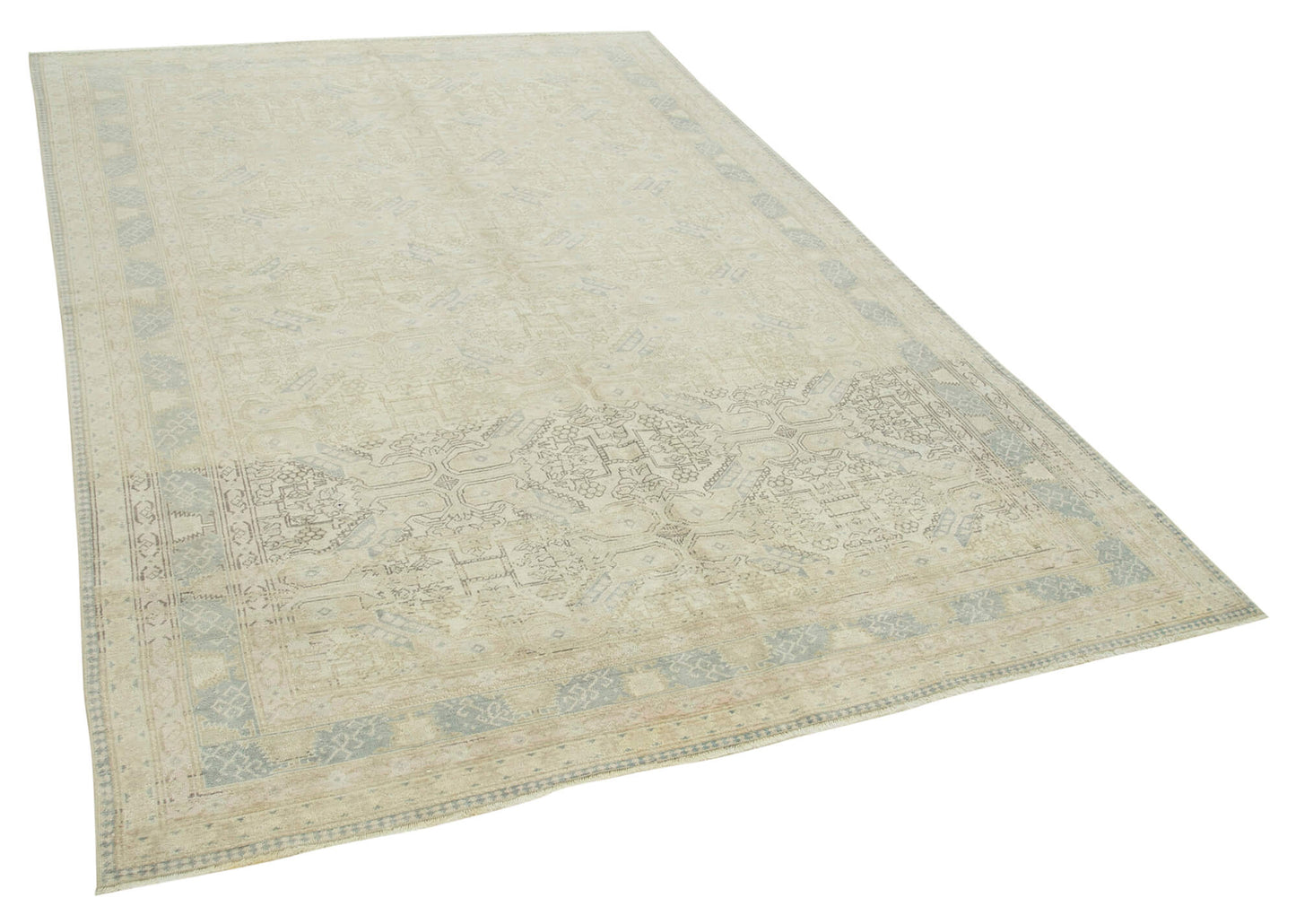 6x9 Beige Vintage Rug - 37948