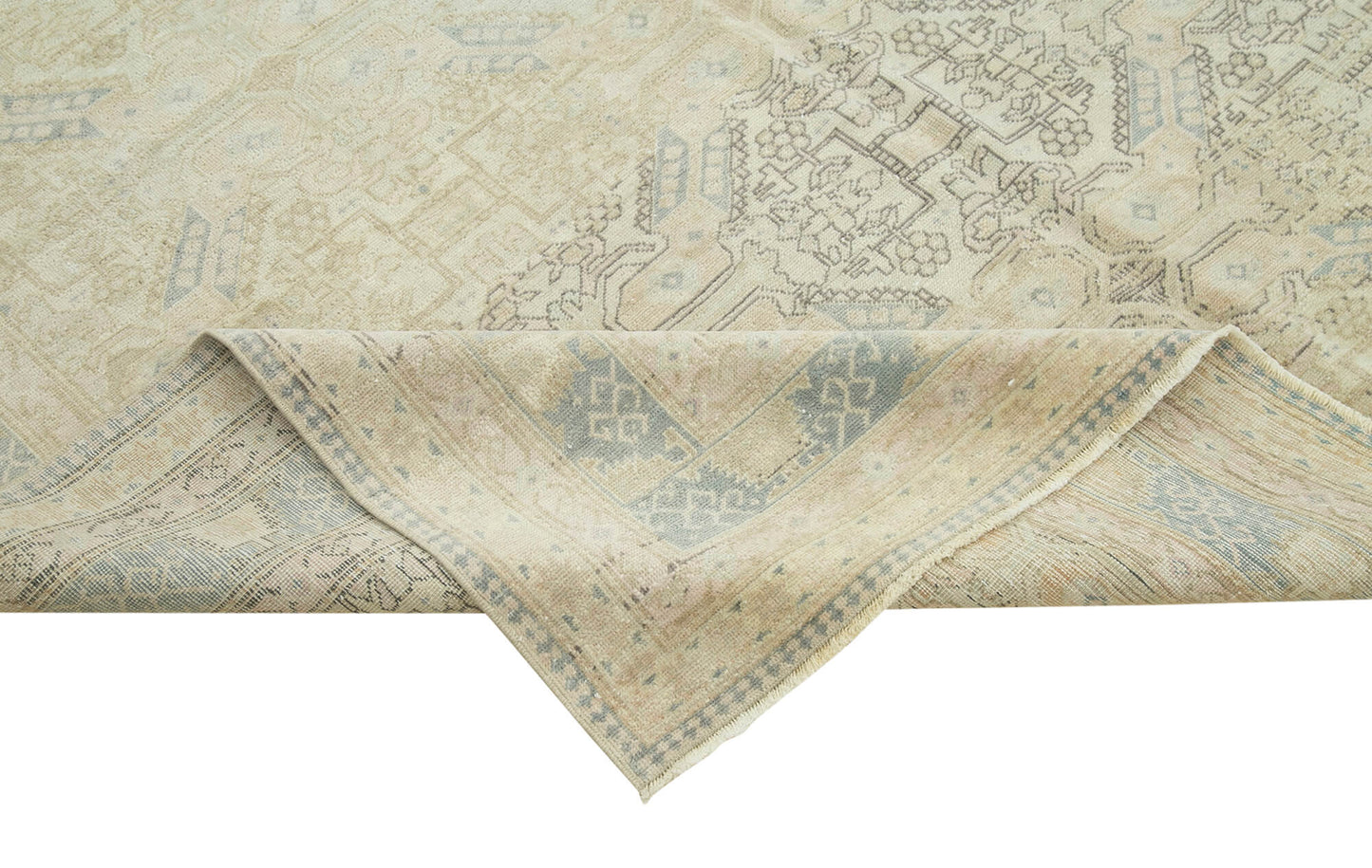 6x9 Beige Vintage Rug - 37948