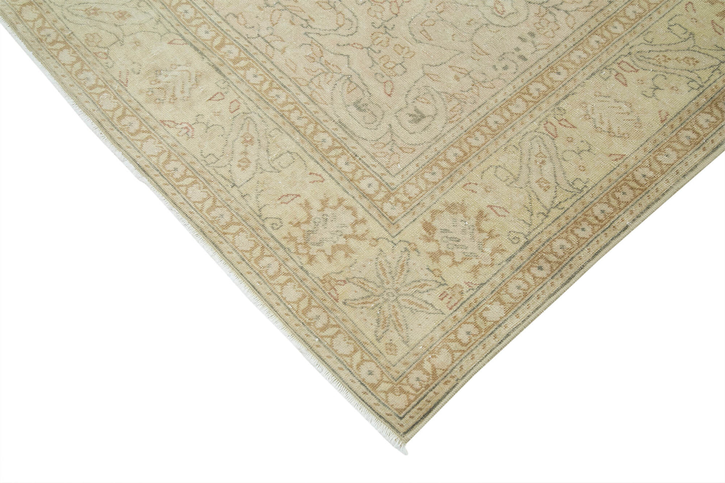 7x11 Beige Vintage Rug - 37955