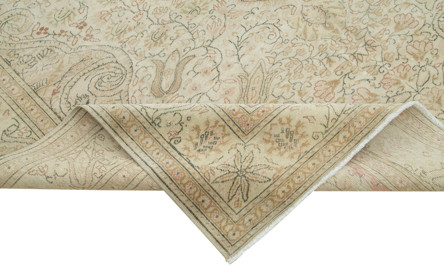 7x11 Beige Vintage Rug - 37955