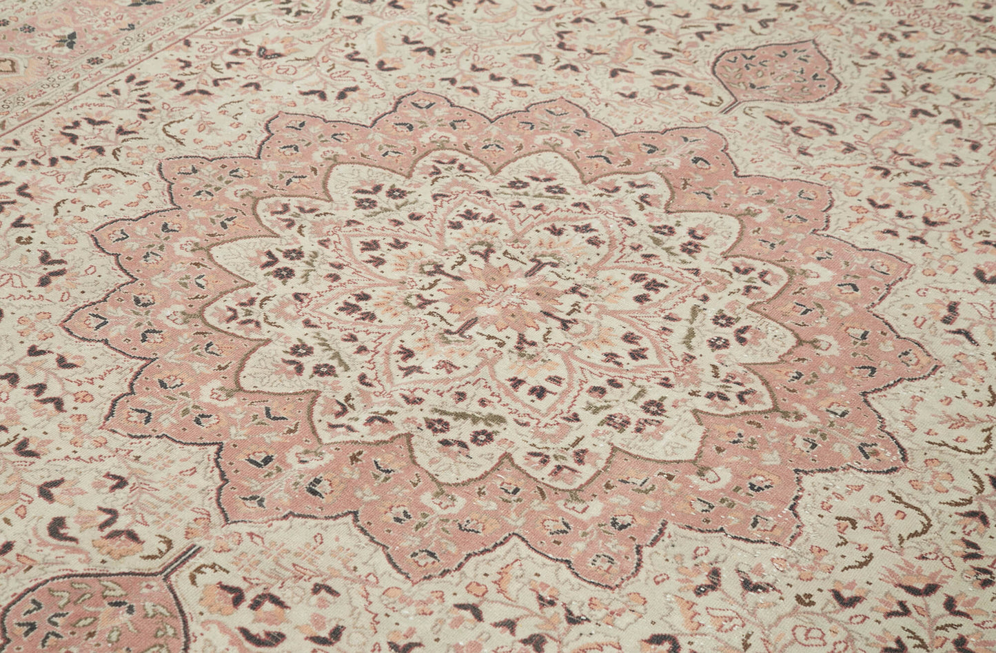 7x10 Beige Vintage Rug - 37957