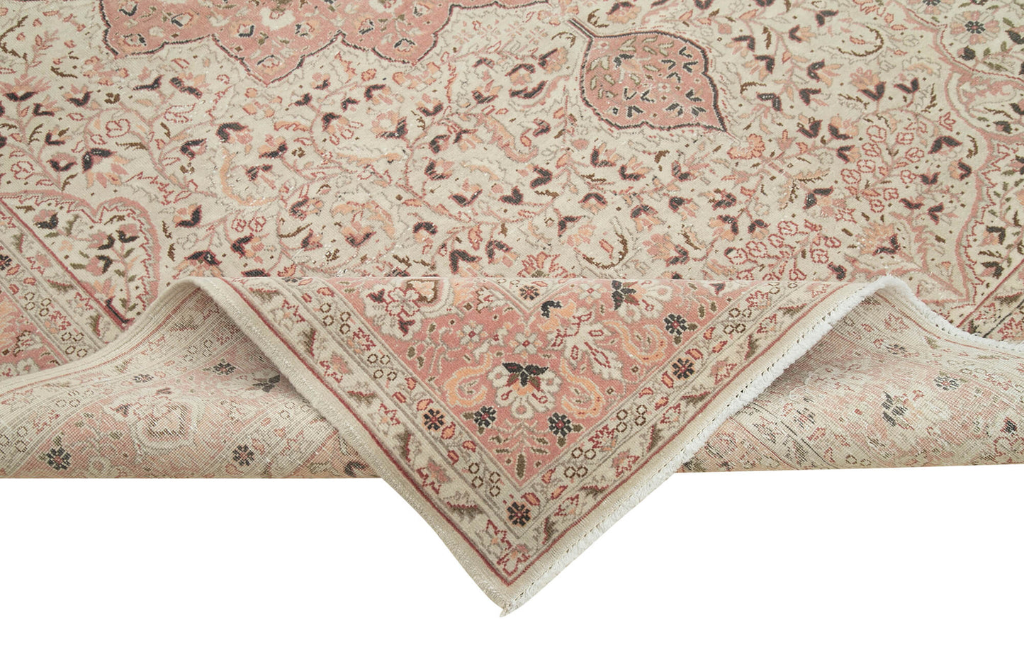 7x10 Beige Vintage Rug - 37957