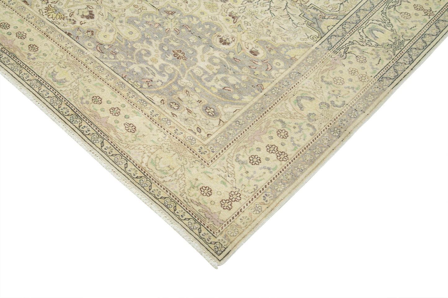 7x10 Beige Vintage Rug - 37959