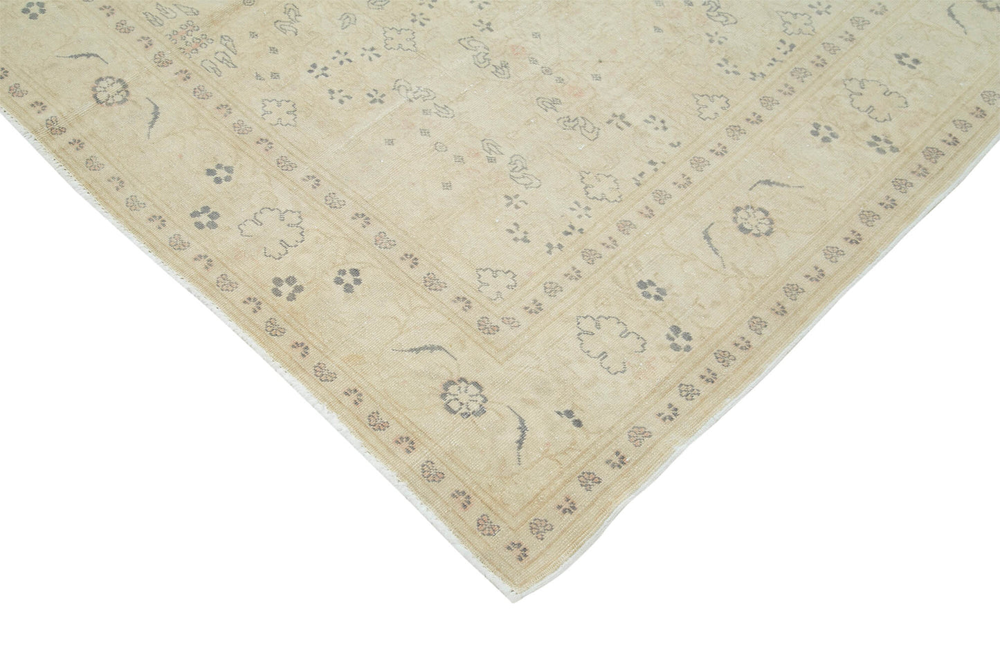 7x10 Beige Vintage Rug - 37962