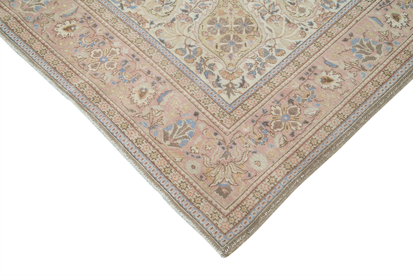 7x10 Beige Vintage Rug - 37964