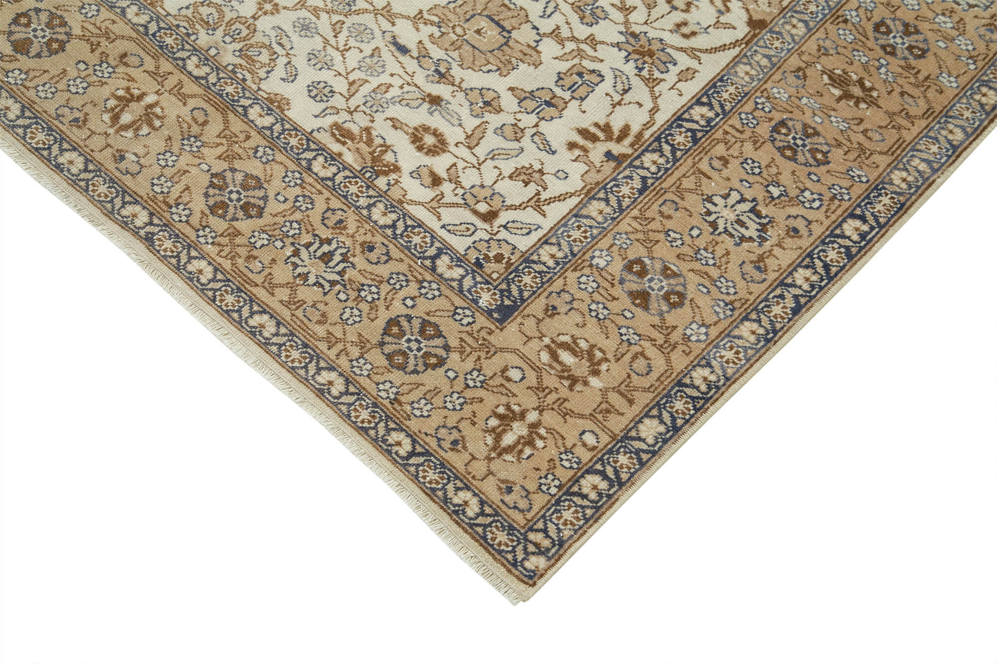 4x6 Beige Vintage Rug - 37971