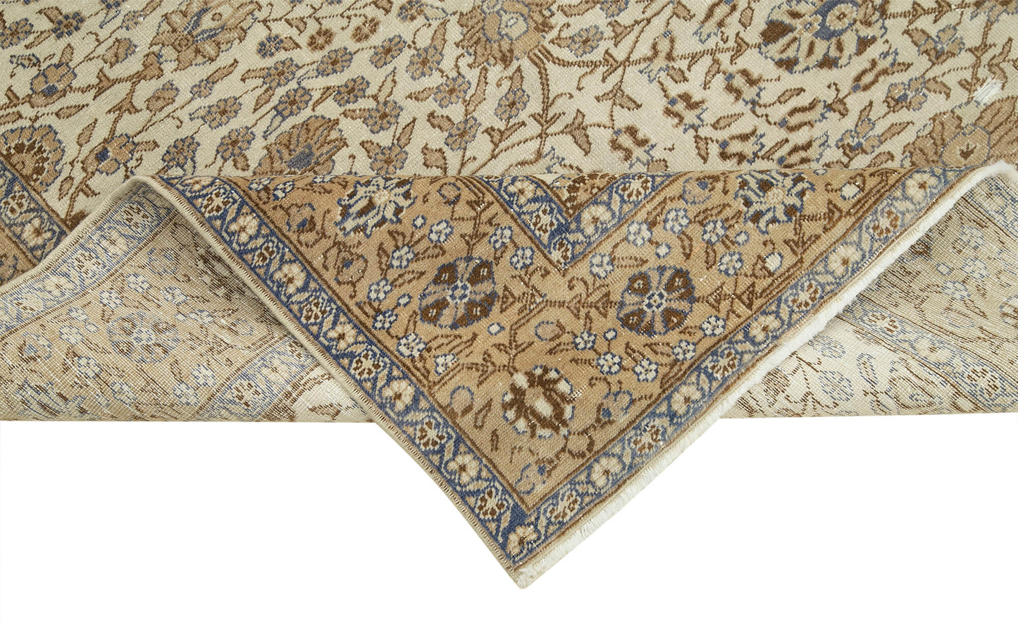 4x6 Beige Vintage Rug - 37971