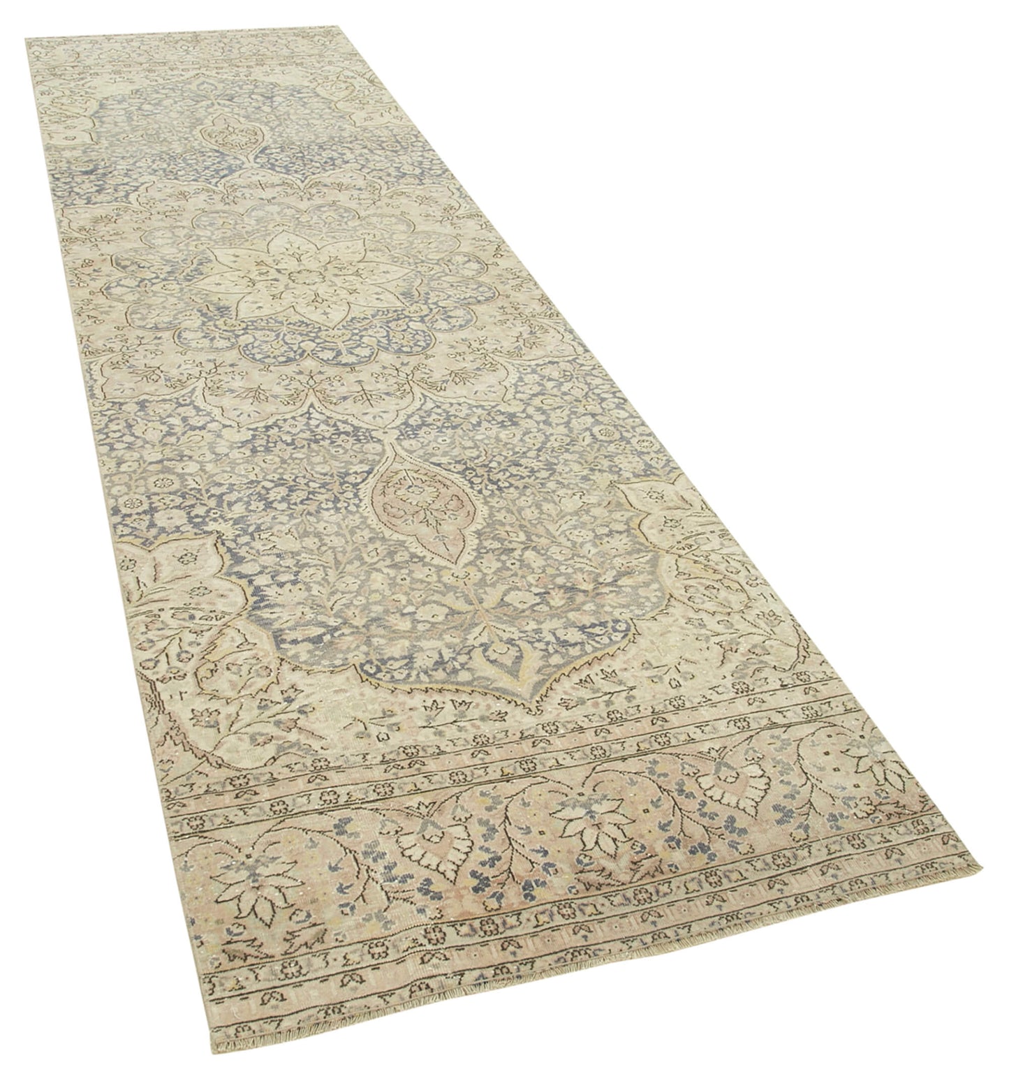 3x11 Beige Vintage Rug - 37974