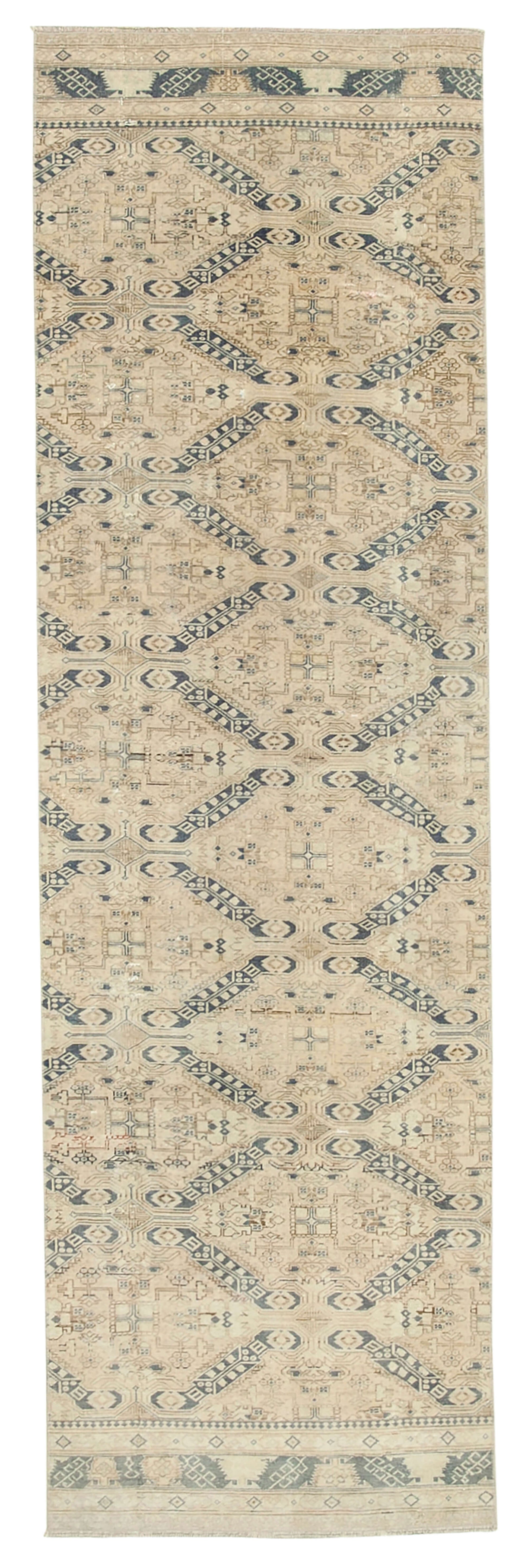 3x9 Beige Vintage Rug - 37975