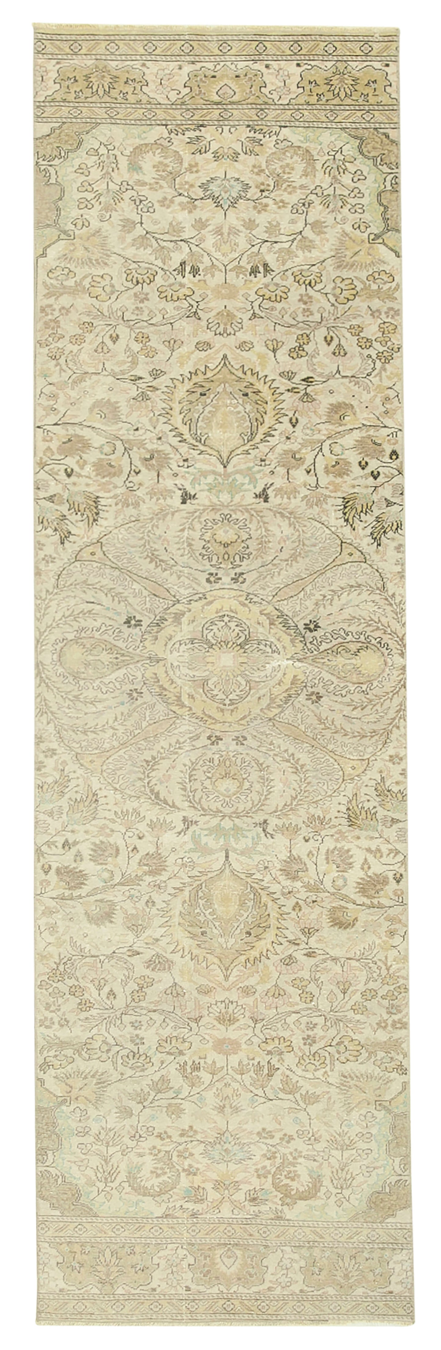 3x10 Beige Vintage Rug - 37976