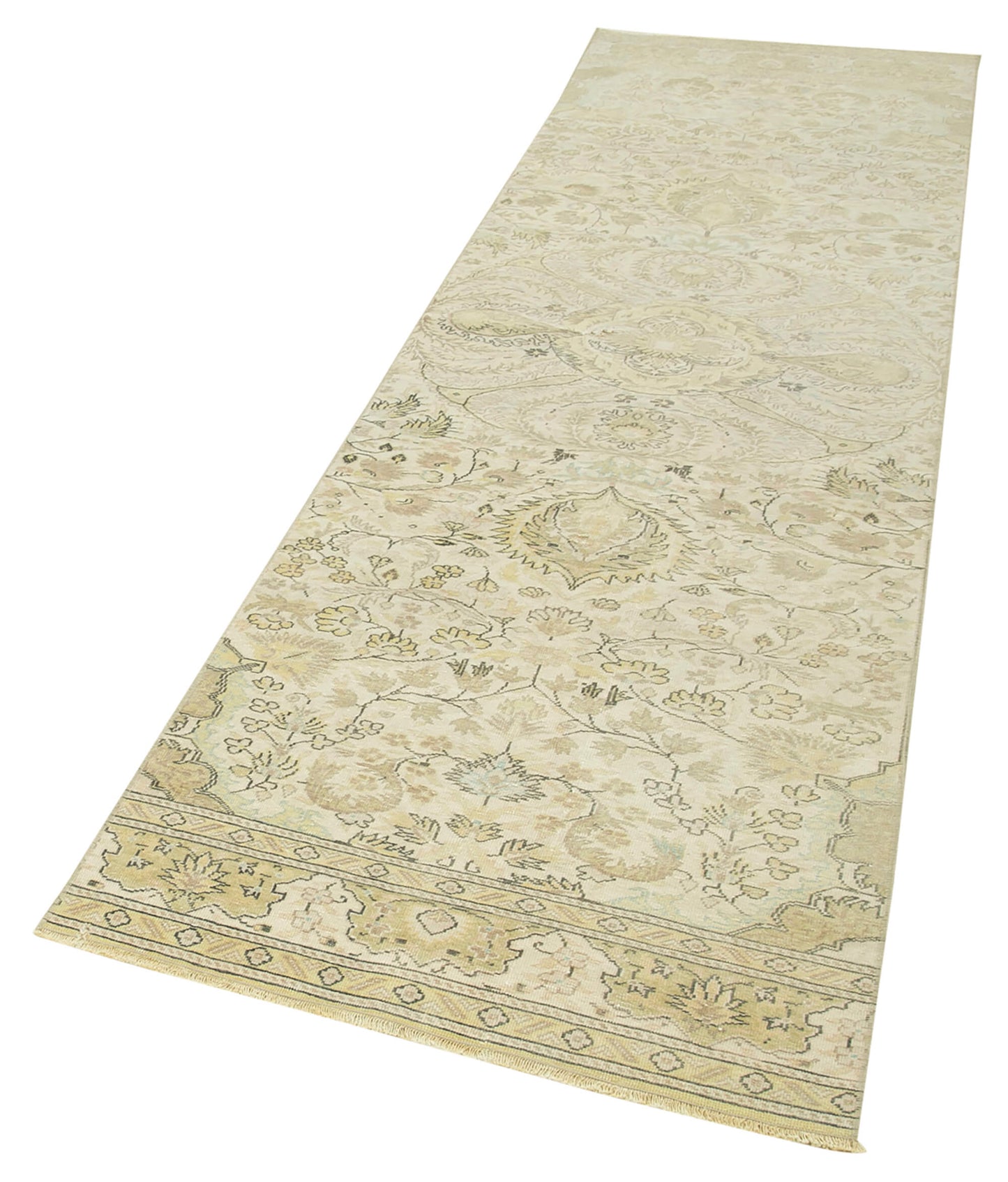 3x10 Beige Vintage Rug - 37976