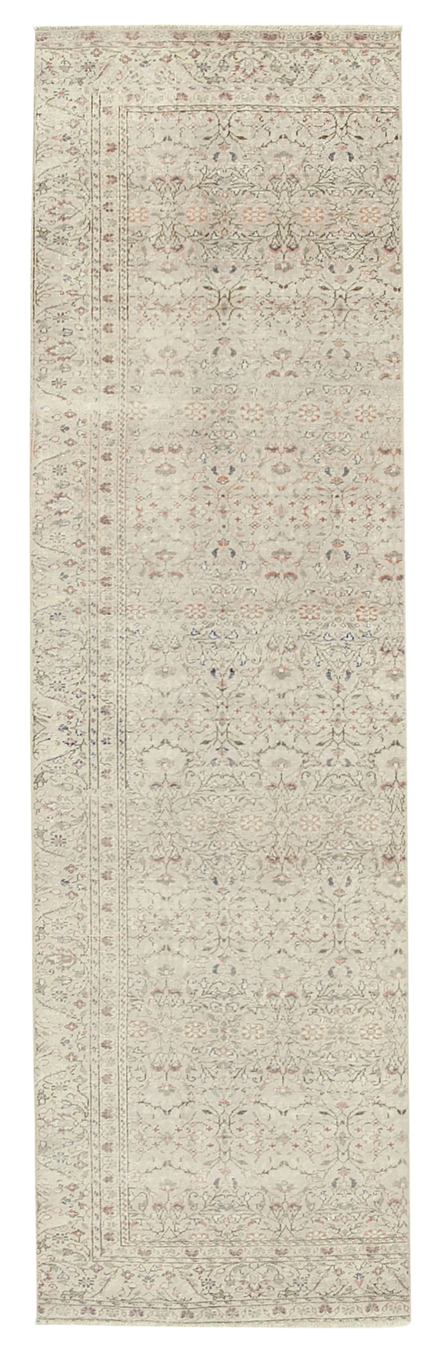 3x9 Beige Vintage Rug - 37977