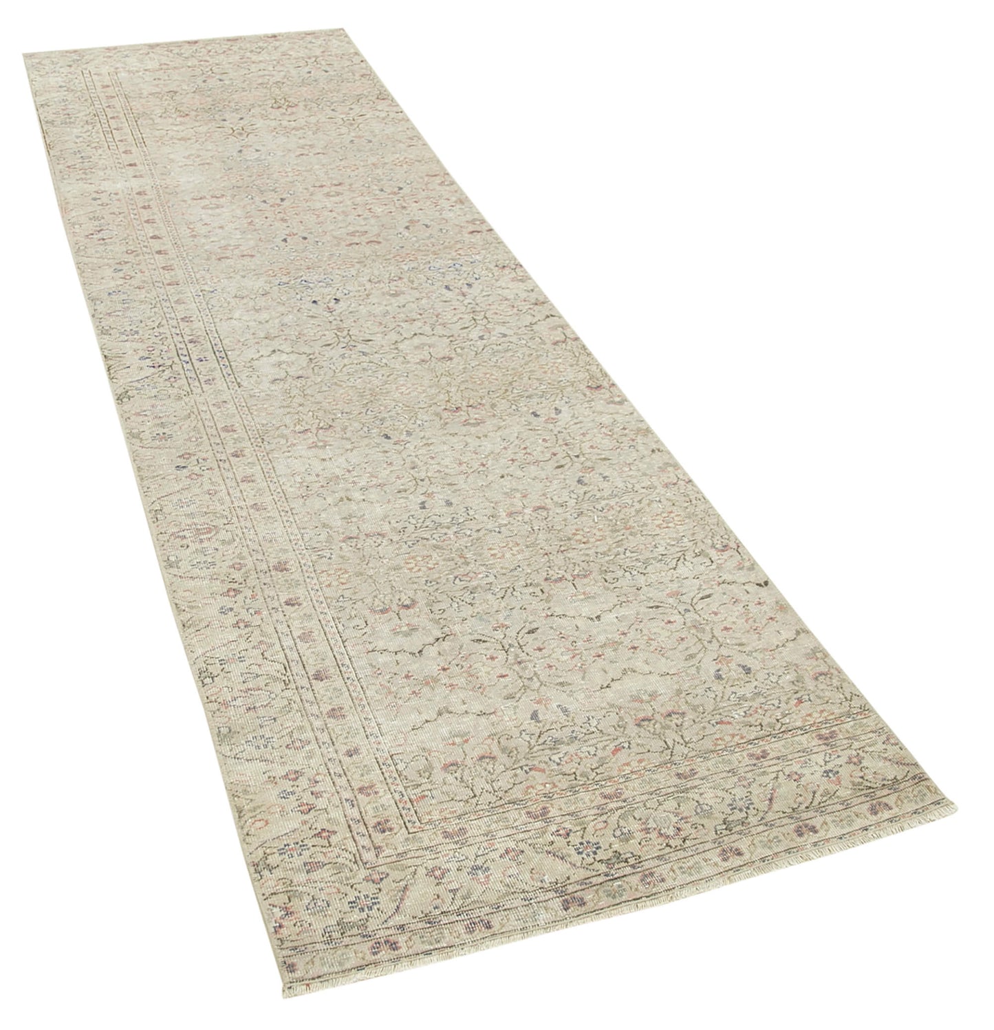 3x9 Beige Vintage Rug - 37977