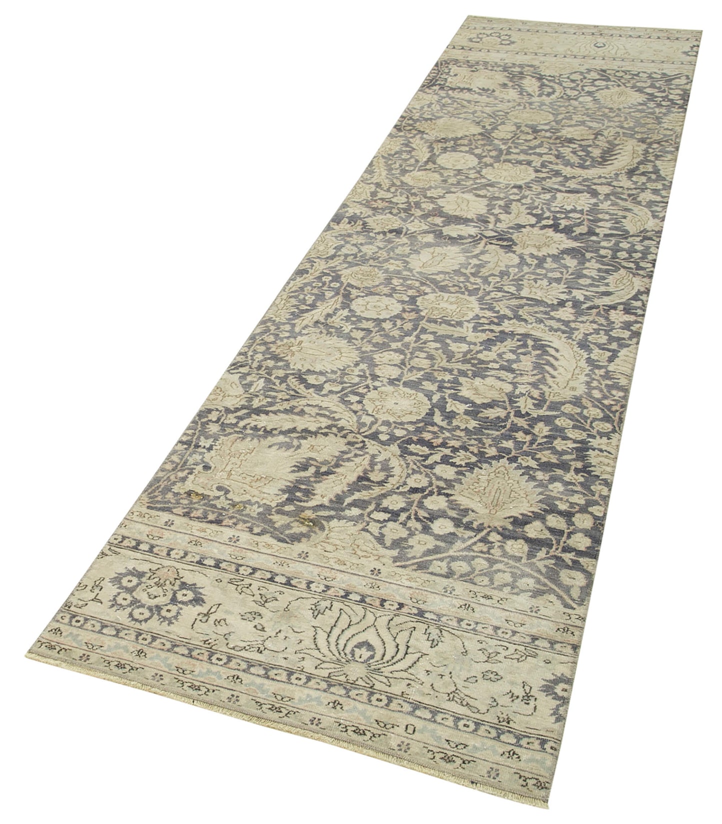 3x11 Beige Vintage Rug - 37978