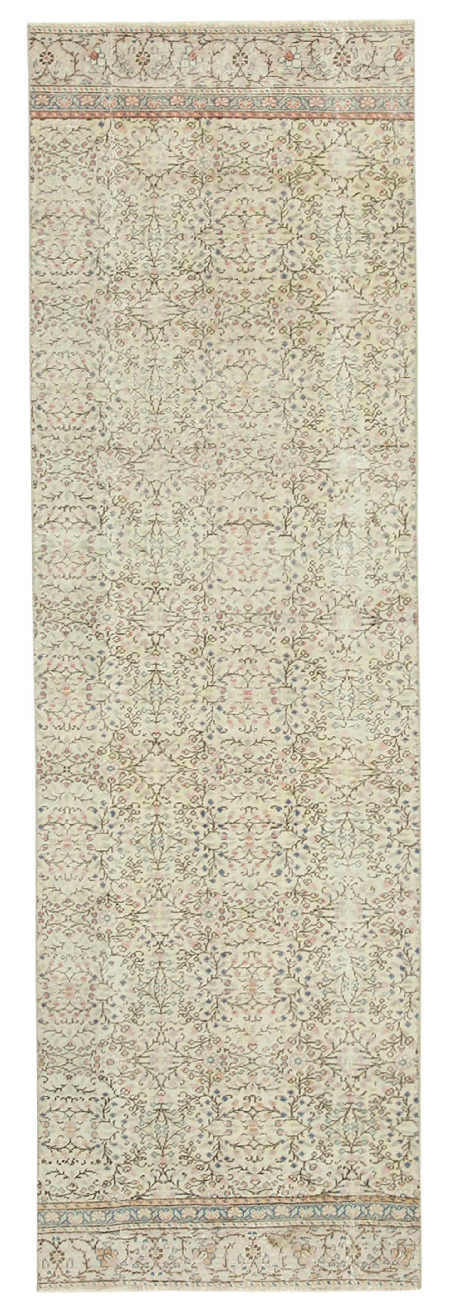 3x9 Beige Vintage Rug - 37985