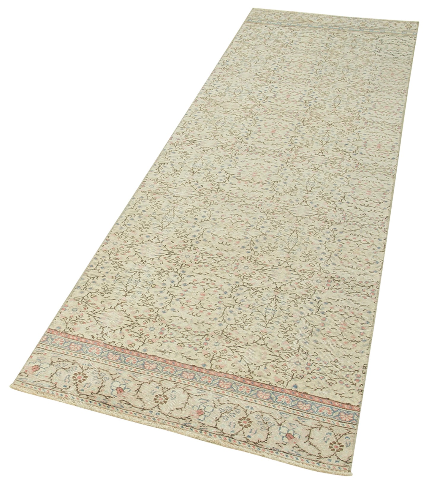 3x9 Beige Vintage Rug - 37985