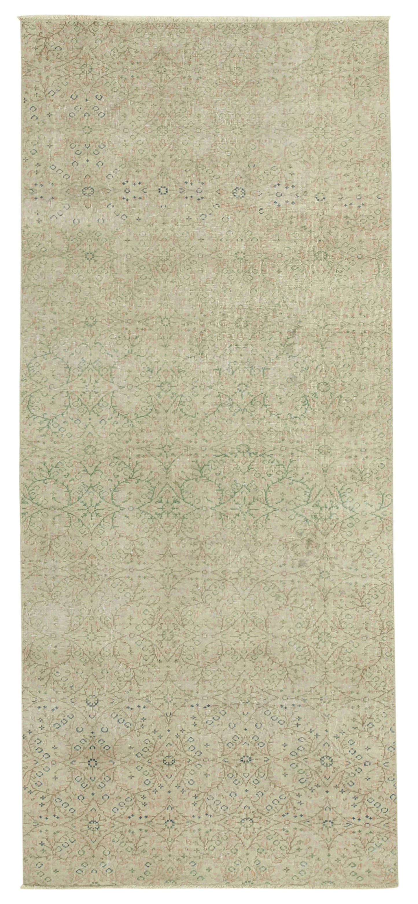 3x7 Beige Vintage Rug - 37986