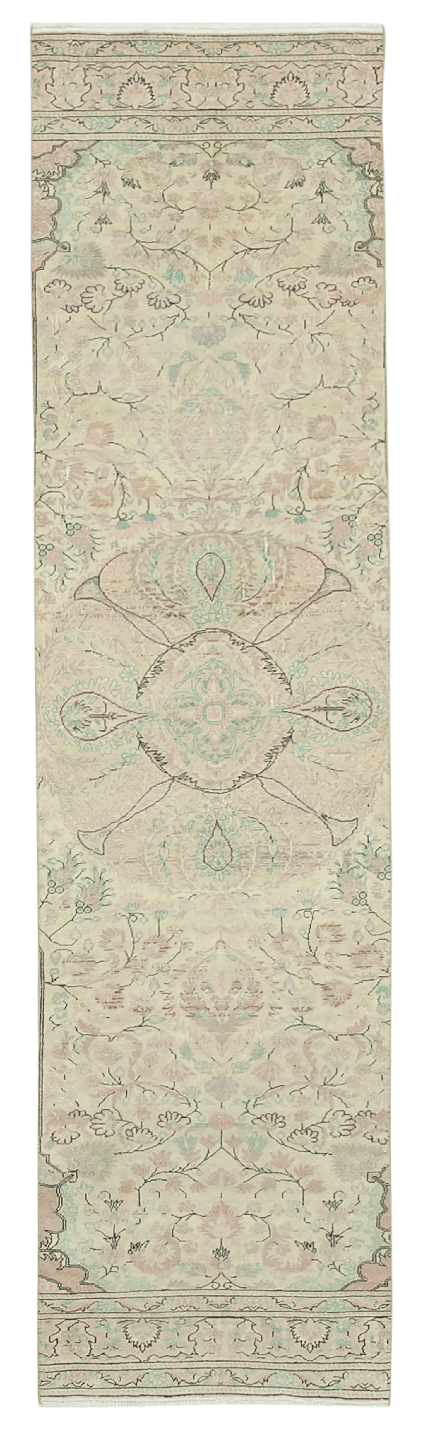 3x10 Beige Vintage Rug - 37987