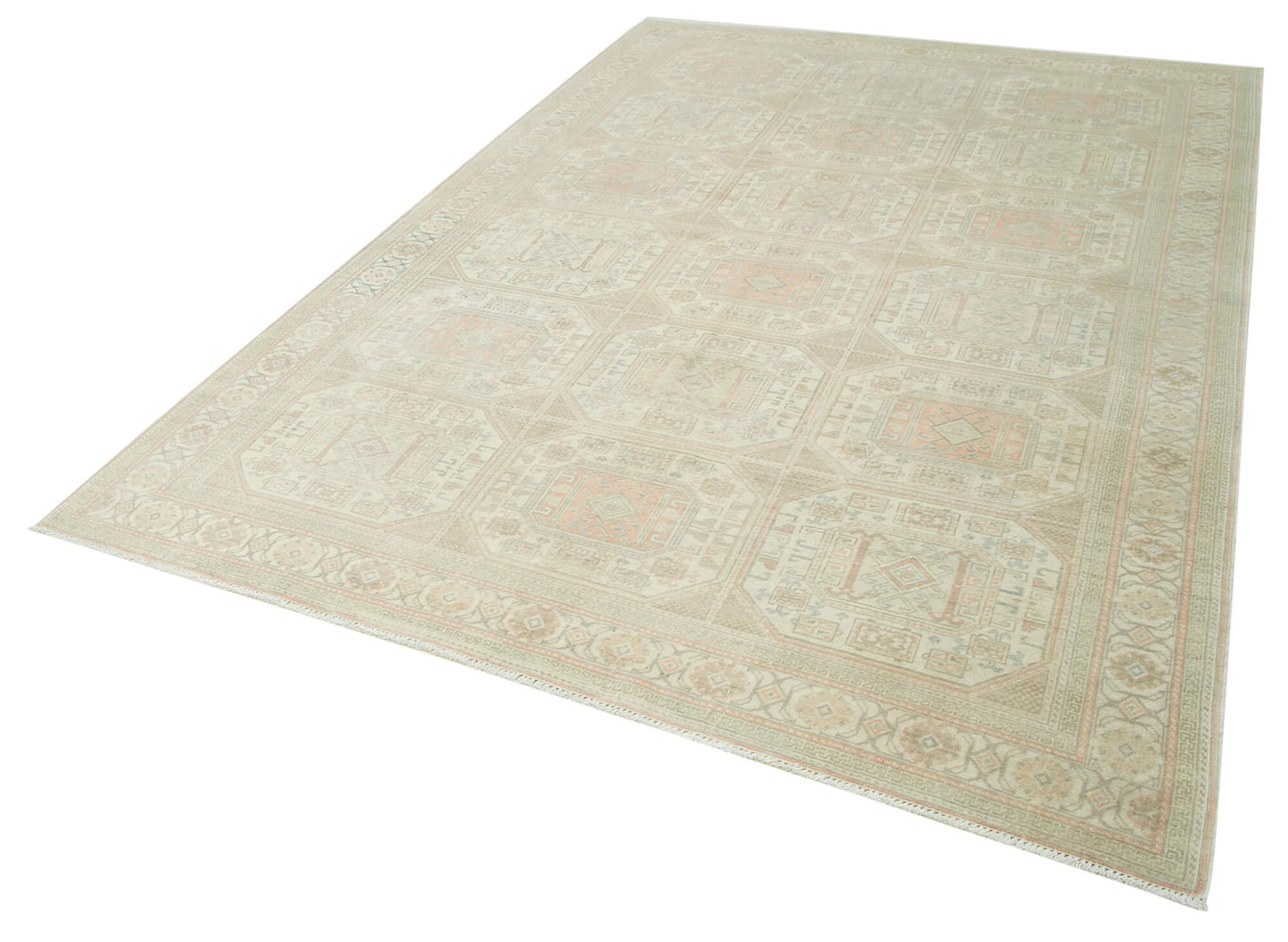 6x9 Beige Vintage Rug - 38001