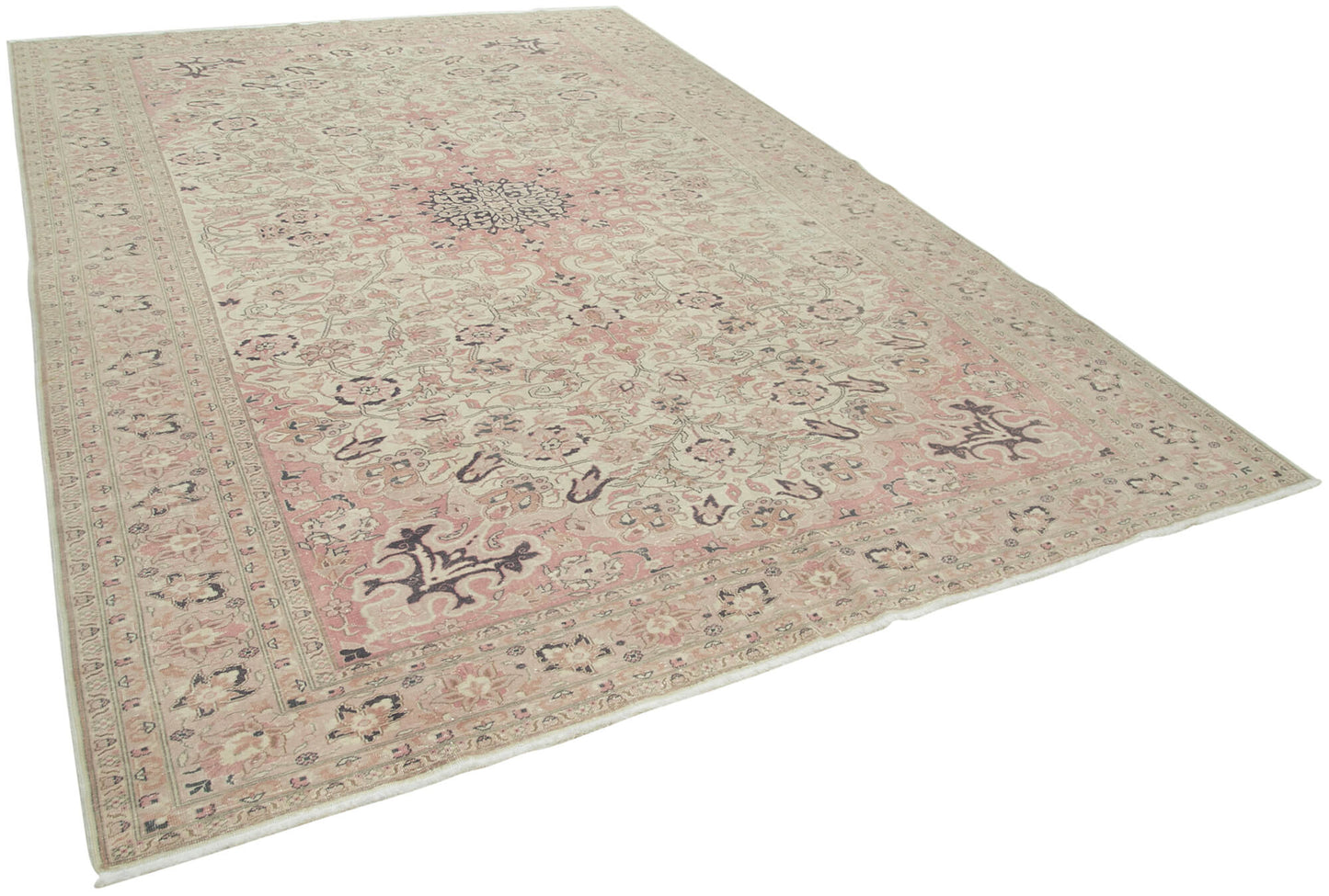 8x12 Beige Vintage Rug - 38003