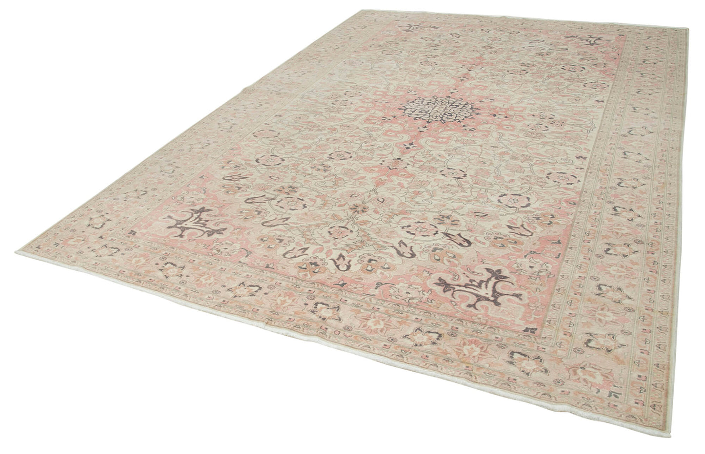 8x12 Beige Vintage Rug - 38003