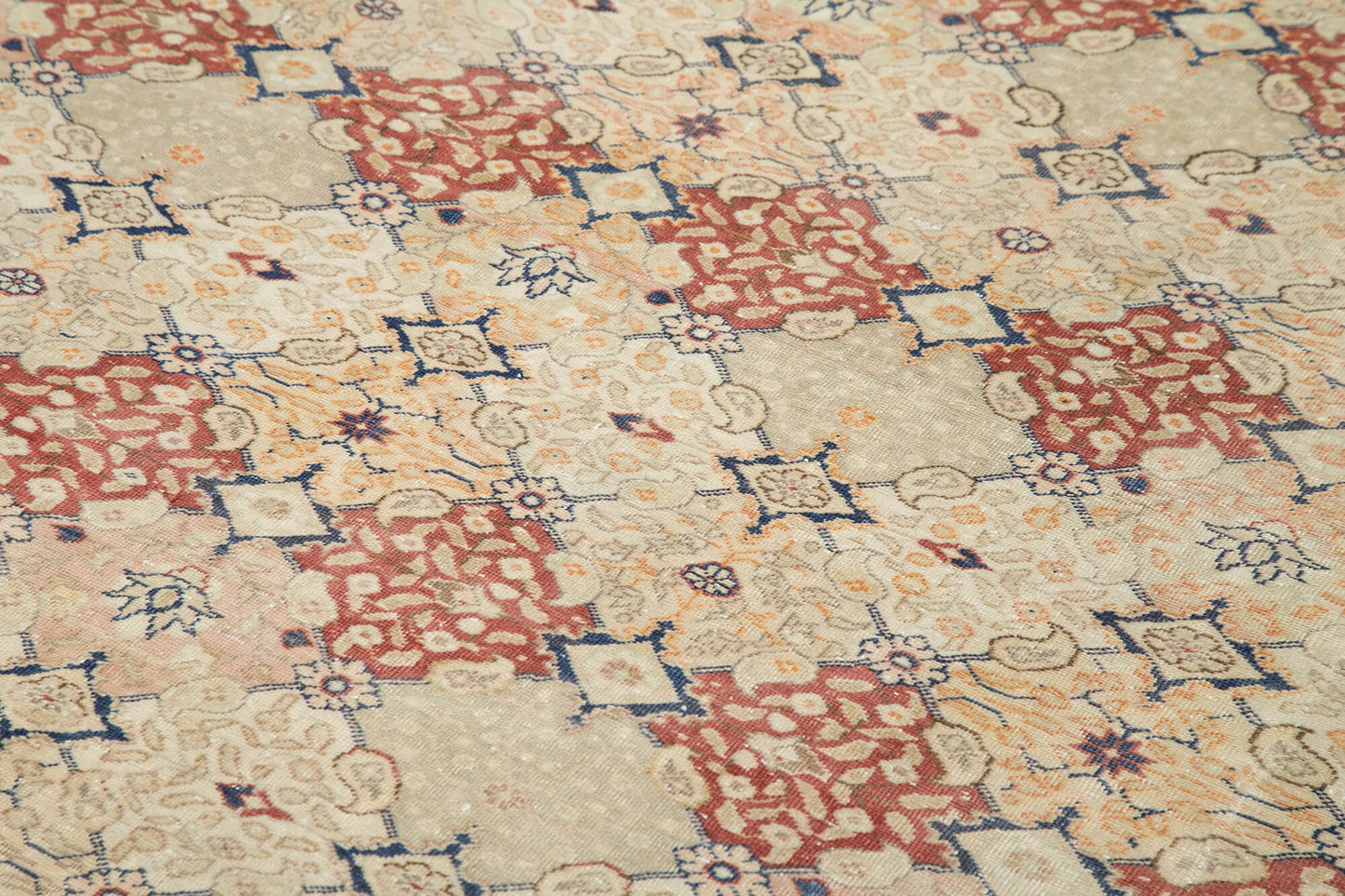 8x11 Beige Vintage Rug - 38005