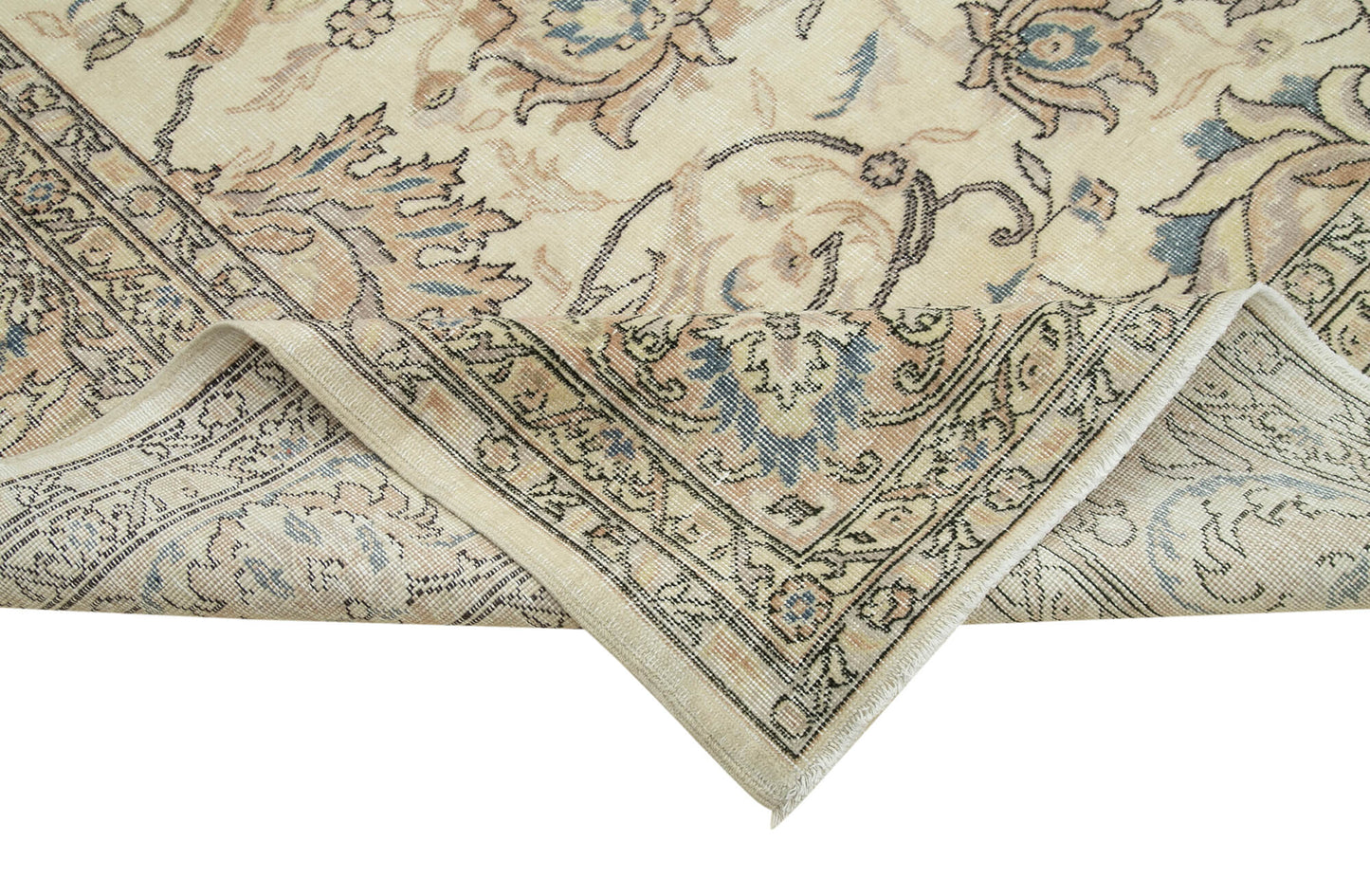 9x11 Beige Vintage Rug - 38010