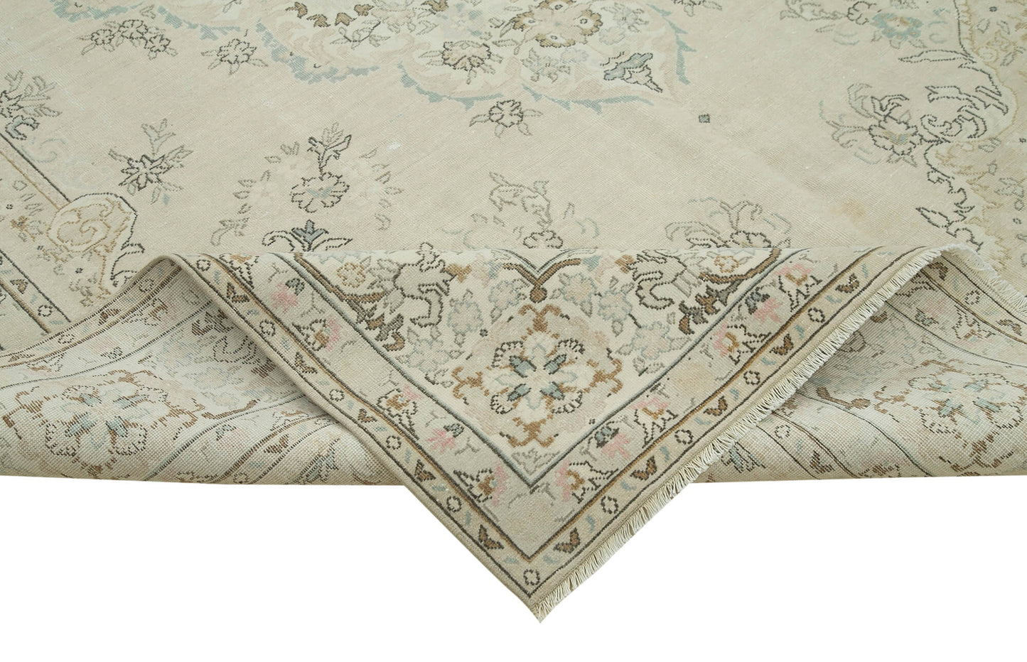 7x11 Beige Vintage Rug - 38012