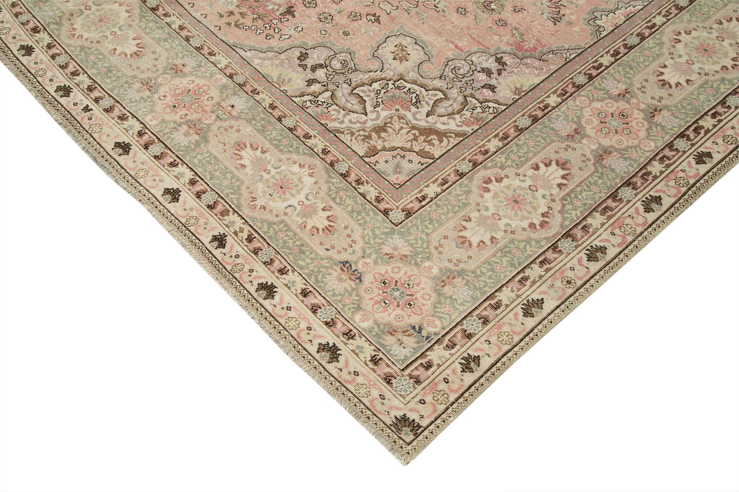 8x11 Beige Vintage Rug - 38016