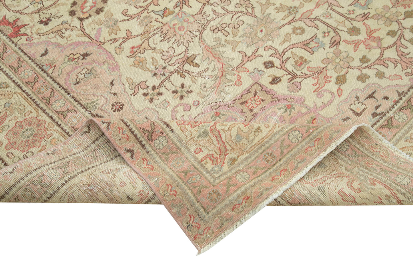 8x12 Beige Vintage Rug - 38020