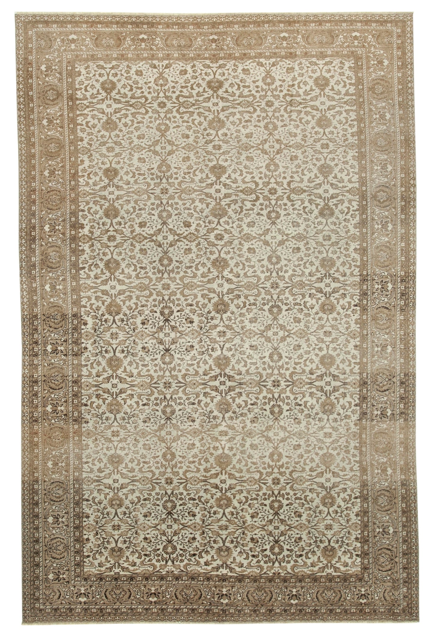 7x11 Beige Vintage Rug - 38022