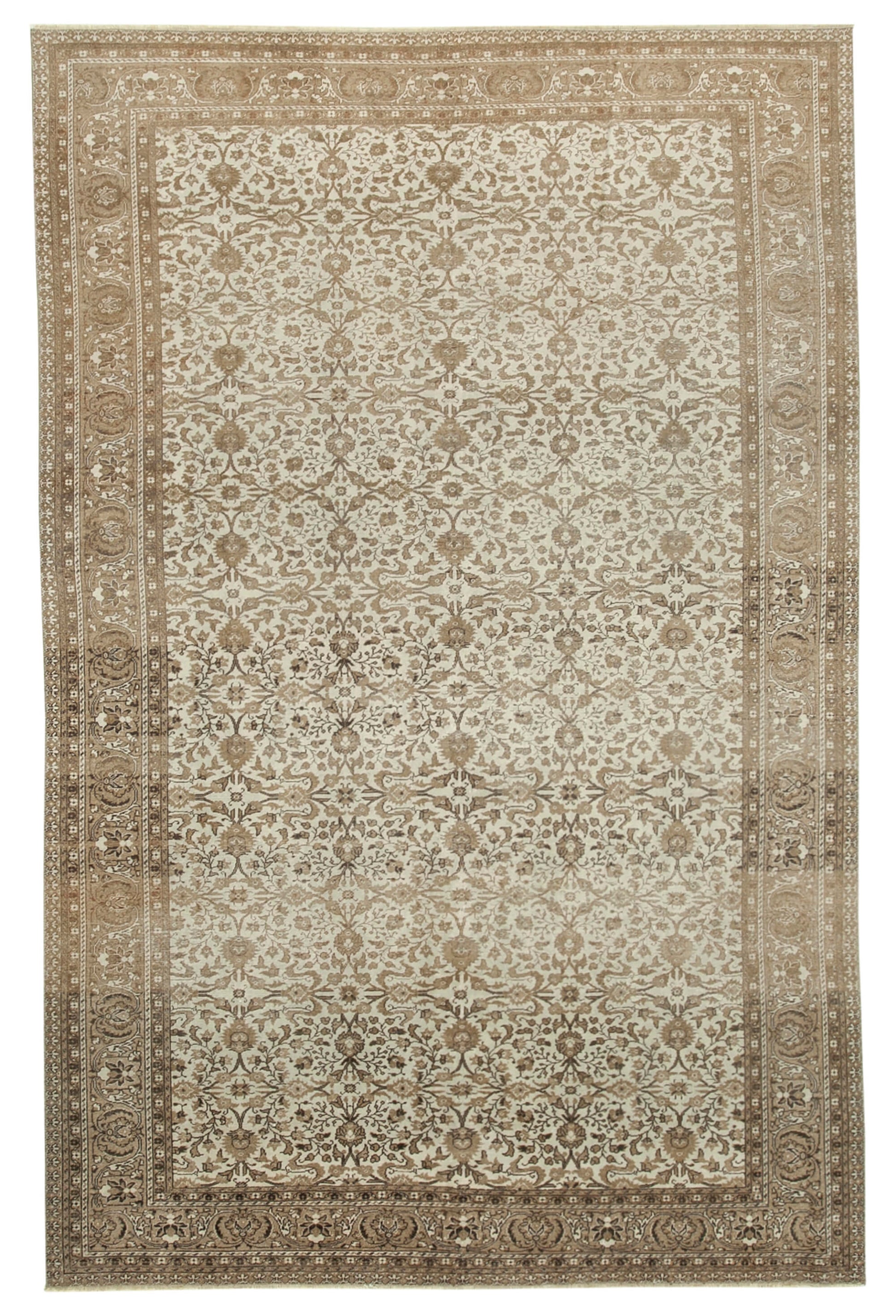 7x11 Beige Vintage Rug - 38022