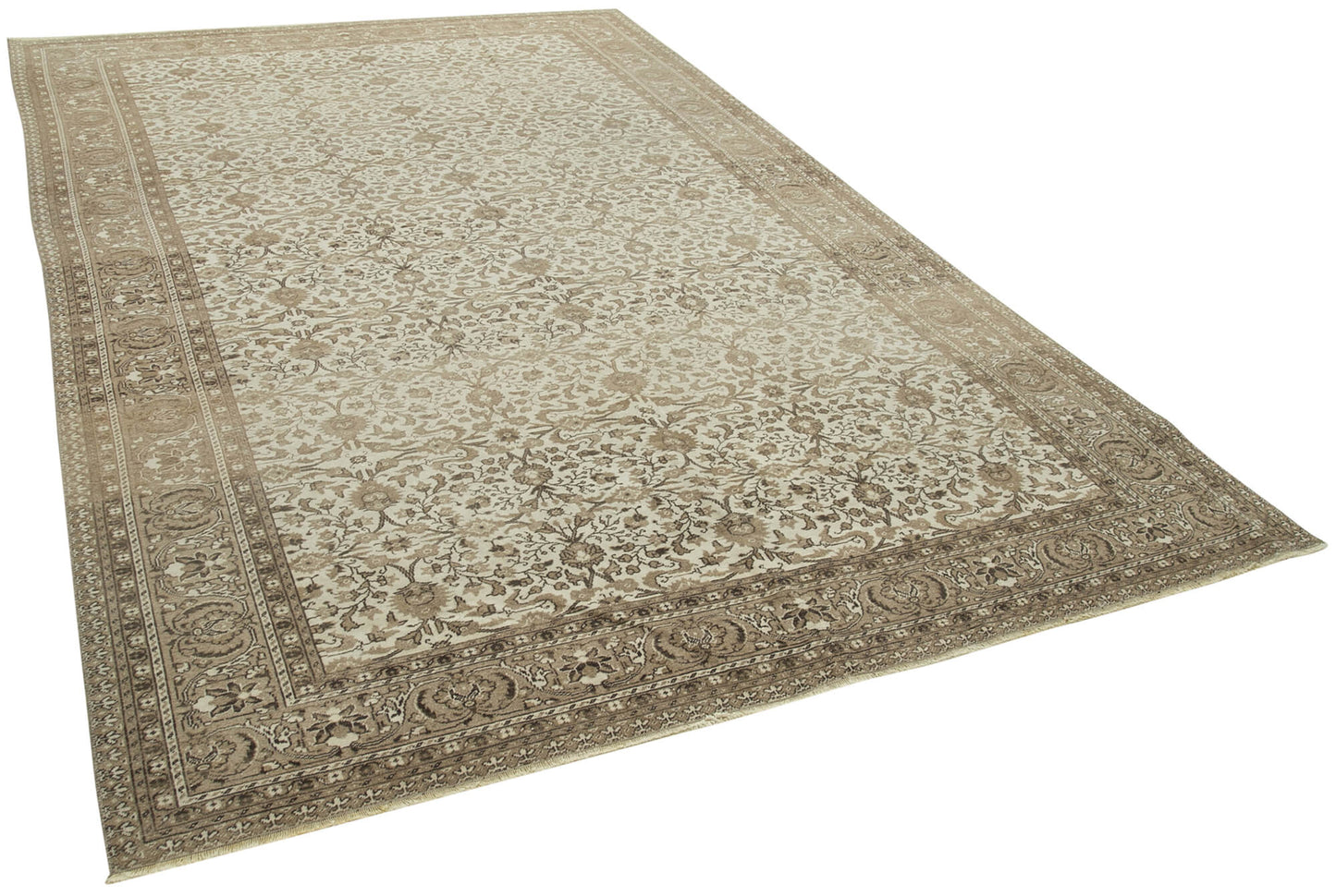 7x11 Beige Vintage Rug - 38022