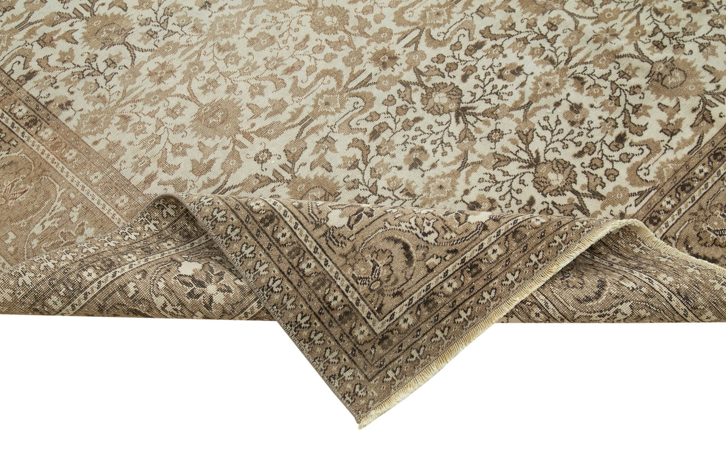 7x11 Beige Vintage Rug - 38022