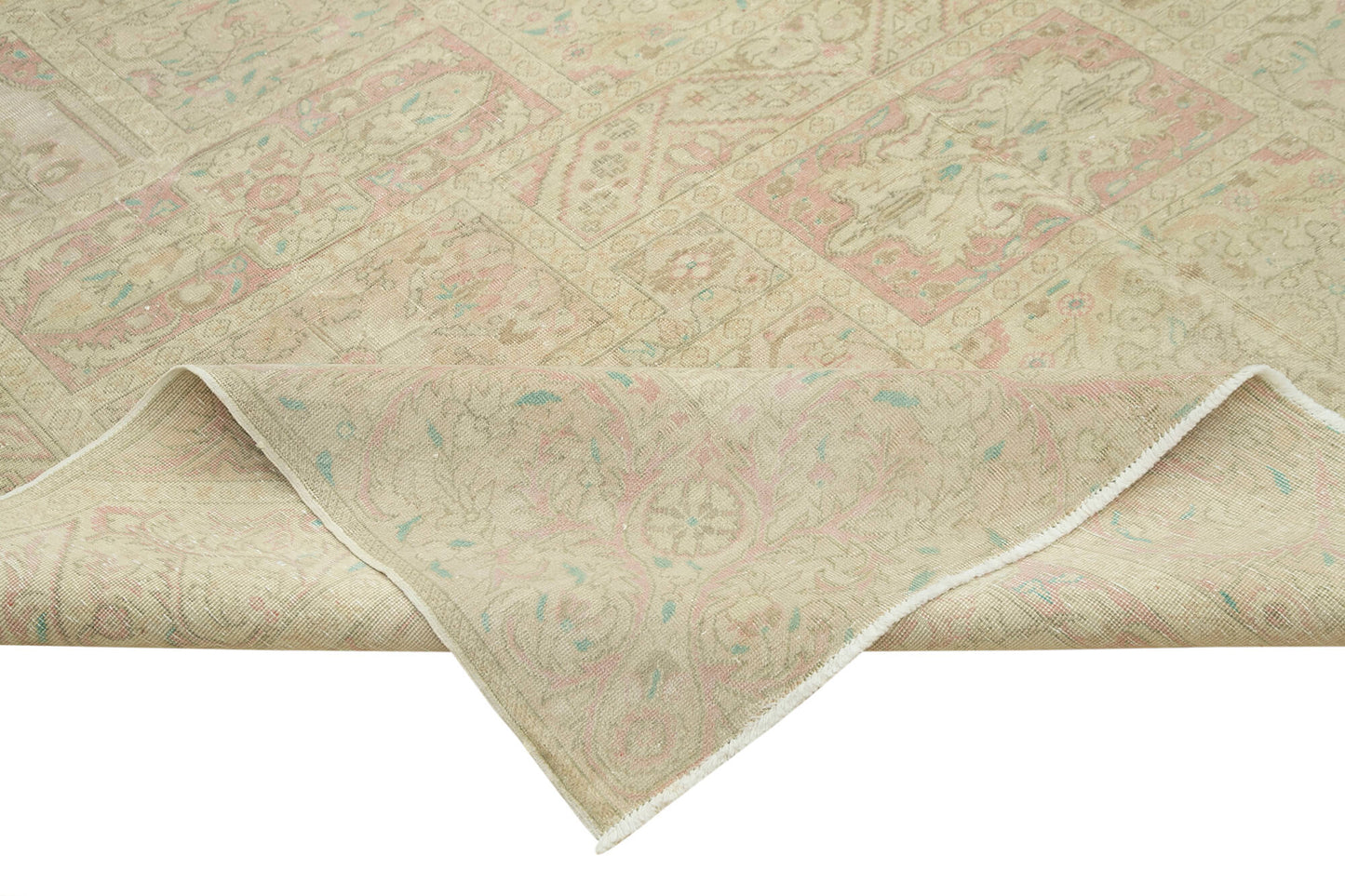 8x12 Beige Vintage Rug - 38023