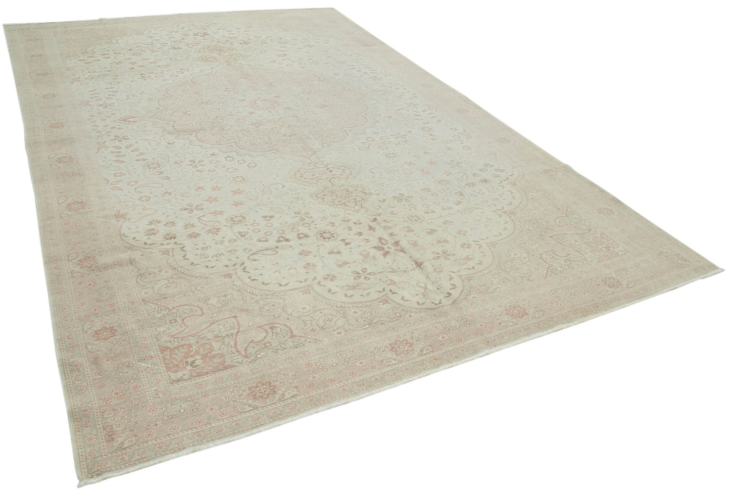 8x13 Beige Vintage Rug - 38024