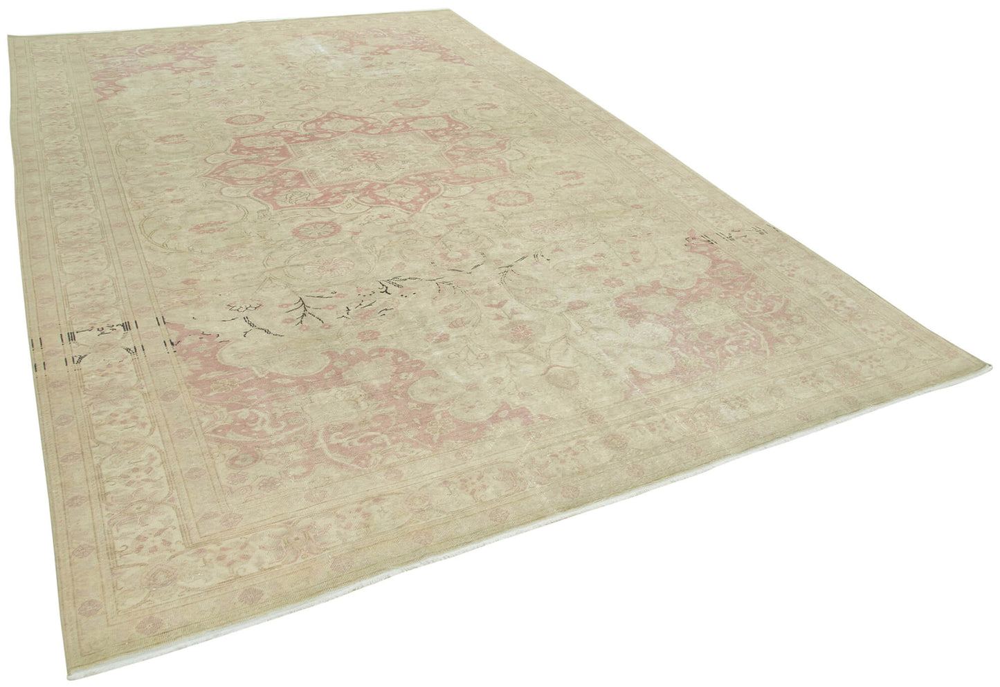 8x12 Beige Vintage Rug - 38028