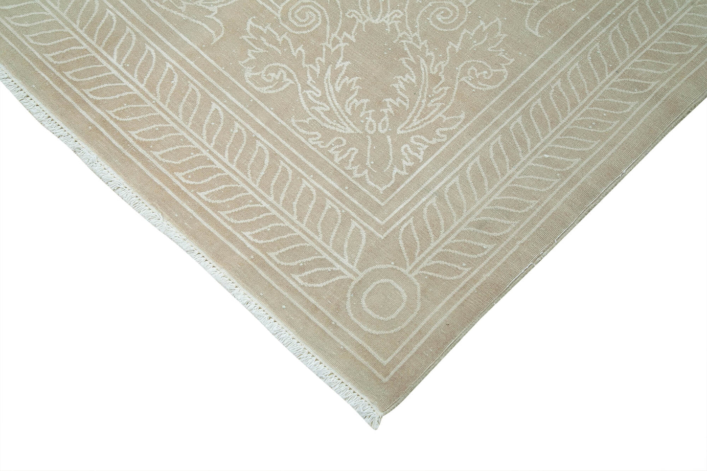 8x11 Beige Vintage Rug - 38029