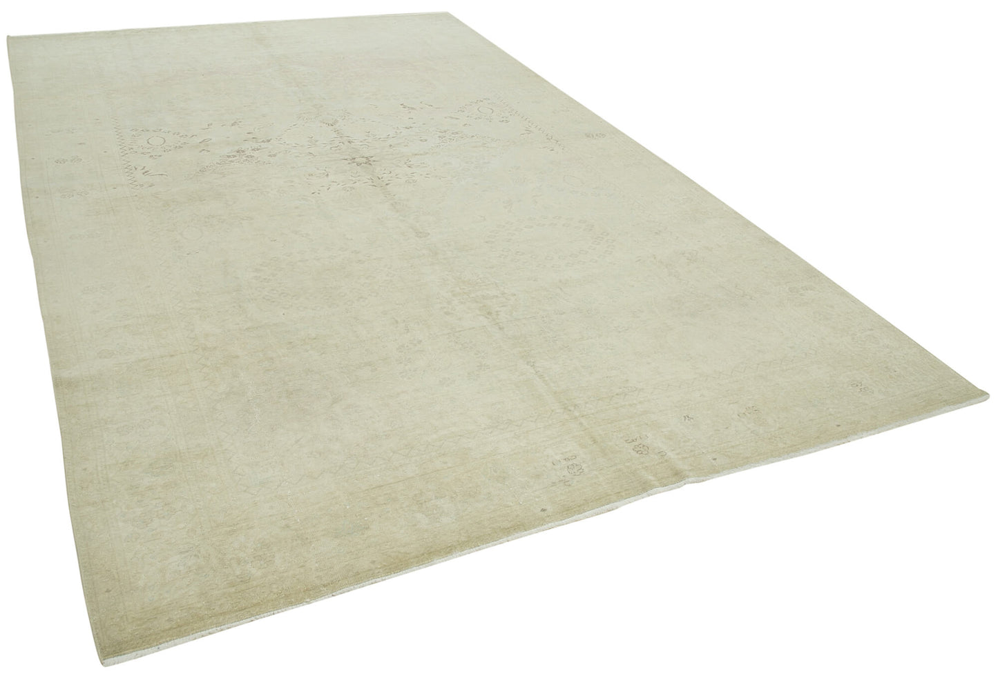 8x12 Beige Vintage Rug - 38030