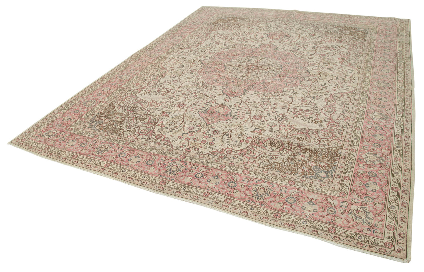 8x11 Beige Vintage Rug - 38033