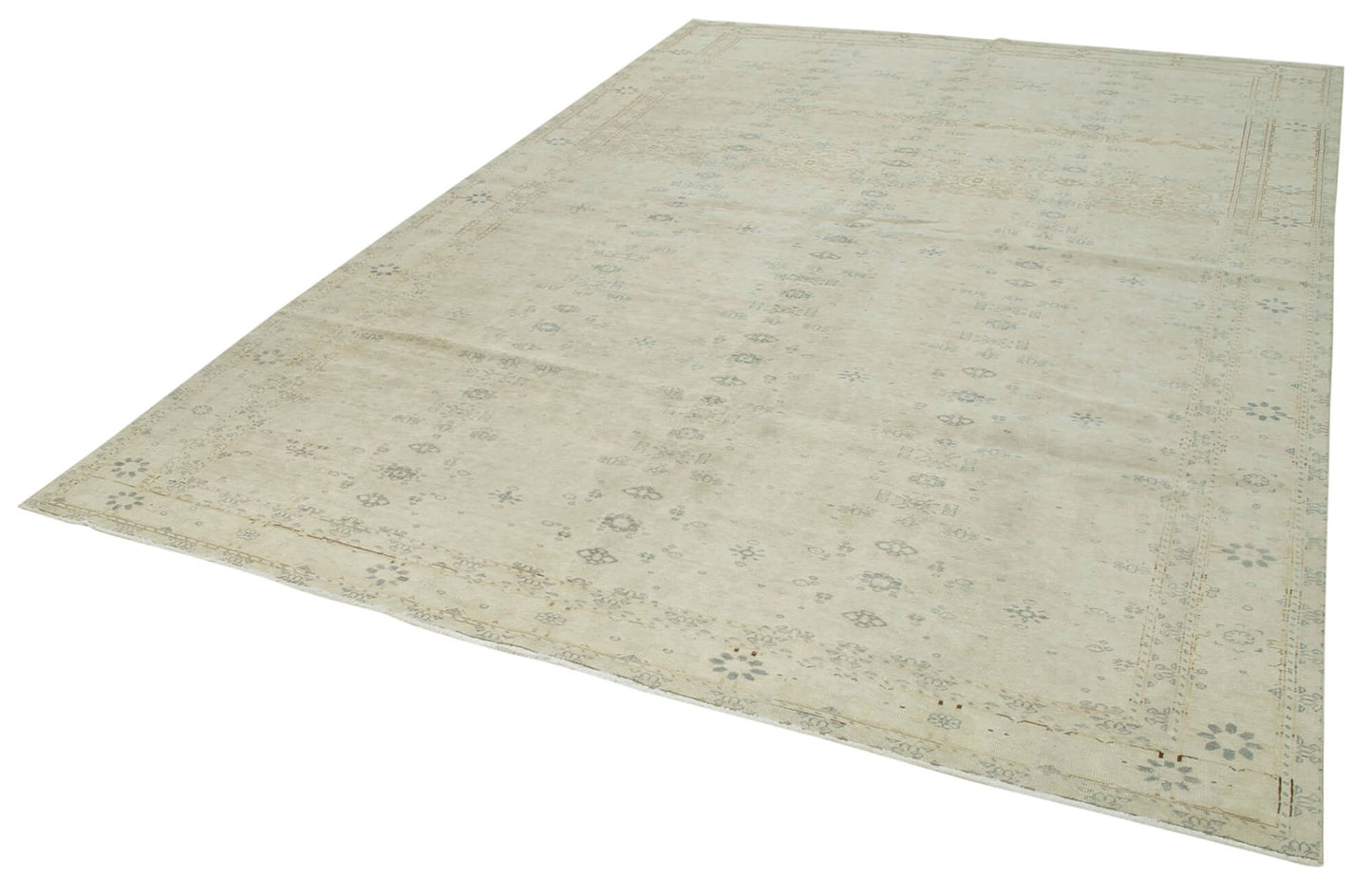 8x11 Beige Vintage Rug - 38034