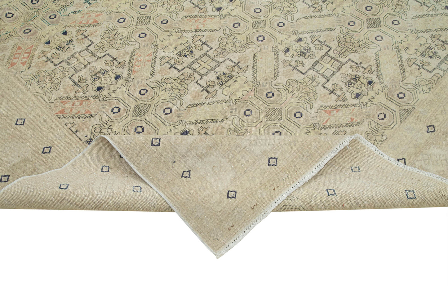 8x12 Beige Vintage Rug - 38035